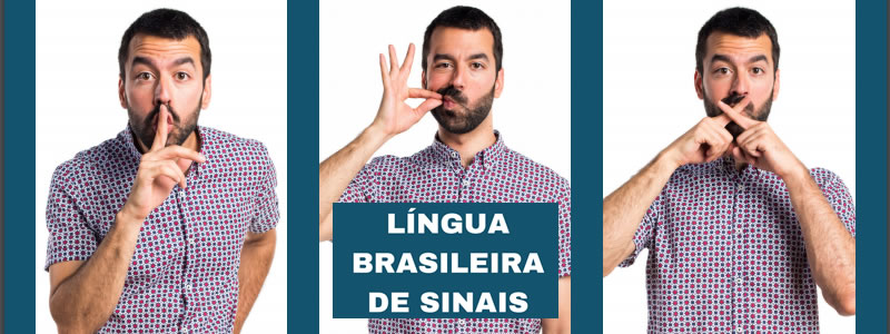 Banner - Libras - Língua Brasileira de Sinais